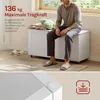 WOLTU Sitzbank mit Stauraum, 2 Sicherheitsscharnieren, Produktbild-Vorschau 7