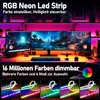 Jopassy LED Strip für Gaming Schreibtisch RGBIC LED Produktbild-Vorschau 4