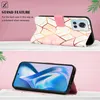 OnePlus Ace Hülle, Marmor Motiv Kunstleder Tasche Wallet Produktbild-Vorschau 3