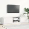 Mobile TV bianco lucido 140x40x35,5 cm Materiale a base di Anteprima dell’immagine prodotto 2