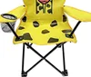 Kinder Anglersessel Gelb mit Getränkehalter und Tasche Motiv Giraffe Produktbild-Vorschau