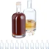 Fľaše na plnenie Relaxdays, sada 12 ks, 500 ml, s korkovou Náhľad obrázku produktu 1