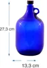 2L Blaue Flasche Weinballon Glasballon GÄRBALLON Produktbild-Vorschau 2