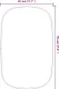 CLORIS Wandspiegel Schwarz 70x45 cm, 3,42 kg Produktbild-Vorschau 6