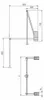 Emuca kledinglift voor garderobes, wandmontage, 600-830 mm, Productafbeelding-voorbeeld 5