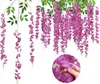 Umelé kvety glycyrrhiza - Elegantný kvetinový veniec na Náhľad obrázku produktu 6