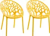 CLP 2er Set Gartenstuhl Hope, Modernes Design, Wetterfest, Produktbild-Vorschau 1