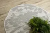 ORGANIC 2735 Sisalteppich Blumen Ecru / grau – natürliche, Produktbild-Vorschau 4