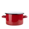 Emaille Topf 2L rot Kochtopf Universaltopf Suppentopf Produktbild-Vorschau 1