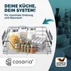 CASARIA® 2x Teleskopschublade Schrank Schubladen Ausziehbar Produktbild-Vorschau 2