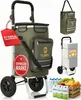 Einkaufstrolley klappbar mit Lufträdern 45 kg – Produktbild-Vorschau 5