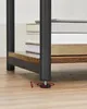 Close-up of the adjustable foot of a shelf unit. Náhled obrázku produktu