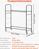 VEVOR Tire Rack Tire Carrier, oceľový vozík na uskladnenie Náhľad obrázku produktu 7