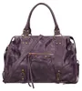 Damen-Schultertasche aus bedrucktem Wildleder mit Produktbild-Vorschau 5