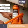 Perel Hydraulischer Flaschenheber, 2 t, Stahl, Hubhöhe Produktbild-Vorschau 2