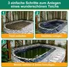 Izrielar 2 x 2 m Teichfolien Zuschnitt HDPE, UV- und Produktbild-Vorschau 8