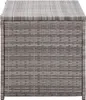vidaXL Záhradný box z polyratanu 100x50x50 cm sivý - Náhľad obrázku produktu 5