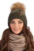 Vivisence dame mütze kopfbedeckung bommel winter warm dick Produktbild-Vorschau 3