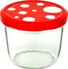 50er Set Sturzglas 230 ml To 82 Fliegenpilz Deckel rot weiß Produktbild-Vorschau 2