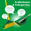 Novaliv Krallenbesen Set 30 cm Holz mit Teleskopstiel Produktbild-Vorschau 1