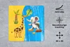 MuchoWow® Mauspad Mousepad Elefant - Giraffe - Strand - Produktbild-Vorschau 2