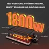 FIMEI Elektrischer Tischgrill 1800W, Antihaftbeschichtung, Produktbild-Vorschau 6