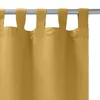 Verdunklungsvorhang 175x140 cm Schlaufe Sand Vorhang Produktbild-Vorschau 2