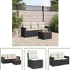 The Living Store 4-tlg. Garten-Sofagarnitur mit Kissen Produktbild-Vorschau 1