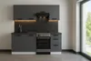 ULWEHOME | Küchenzeile 180 cm Anthrazit, Küchenmöbel-Set Produktbild-Vorschau 4