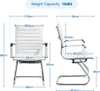 A diagram showing the dimensions of a white chair with chrome accents. Produktbild-Vorschau