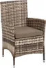 Polyrattan Sitzgruppe Essgruppe Gartenmöbel Set 6 Pers. Produktbild-Vorschau 9
