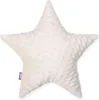 Ecru Minky Sternkissen 40x40cm, babyfreundlich, mit Produktbild-Vorschau 1