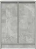 vidaXL Botník betonový šedý 57x34x76 cm materiál na bázi Náhled obrázku produktu 6