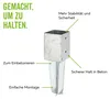 Alberts 8 x Bodenhülse für Vierkantholzpfosten, 91x91 mm, Produktbild-Vorschau 3