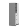 A product image of a gray and white cabinet with drawers and shelves. Náhľad obrázku produktu