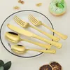 Omgoods – 30-teiliges Besteckset aus Edelstahl in Goldfarbe Produktbild-Vorschau 2