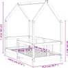 vidaXL Detská postieľka 70x140 cm z masívneho borovicového Náhľad obrázku produktu 7