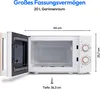 MEDION Mikrowelle (Holzoptik, 20 Liter, 700 Watt, Produktbild-Vorschau 8