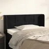 Kopfteil mit Ohren Schwarz 83x16x78/88 cm Samt Produktbild-Vorschau 2
