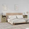 vidaXL Comodini 2 pz. Legno di quercia Sonoma Anteprima dell’immagine prodotto 2