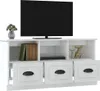 vidaXL TV skříňka vysoký lesk bílá 100x35x50 cm Dřevěný Náhled obrázku produktu 4
