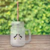Mr. & Mrs. Panda Glas Pinguin Liebe - Transparent - Produktbild-Vorschau 2