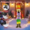 COSTWAY Vianočná figúrka luskáčika 170 cm, svietiaca Náhľad obrázku produktu 6