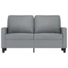 vidaXL 2-osobowa sofa jasnoszara 120 cm tkanina Podgląd zdjęcia produktu 3