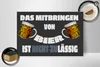 Holzschild Alkohol 30x20cm Mitbringen von Bier zulässig Produktbild-Vorschau 2