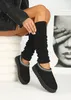 Cerber Damen Beinwärmer Wolle Bequem Warm Schwarz Produktbild-Vorschau 5