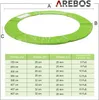 Copertura del bordo del trampolino AREBOS Ø 366 cm verde Anteprima dell’immagine prodotto 5