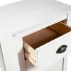 vidaXL Příborník Hill White 46x35x80 cm Borovicový masiv Náhled obrázku produktu 4