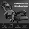 Chaise de jeu ergonomique - coussin lombaire + appui-tête - Voir les images du produit 9