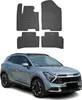2021-2025 Kia Sportage tappetini in gomma nera 4 pz Anteprima dell’immagine prodotto 1